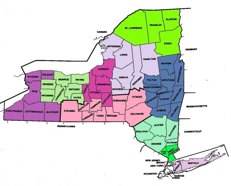 NYSSSWA Regions - NYSSSWA